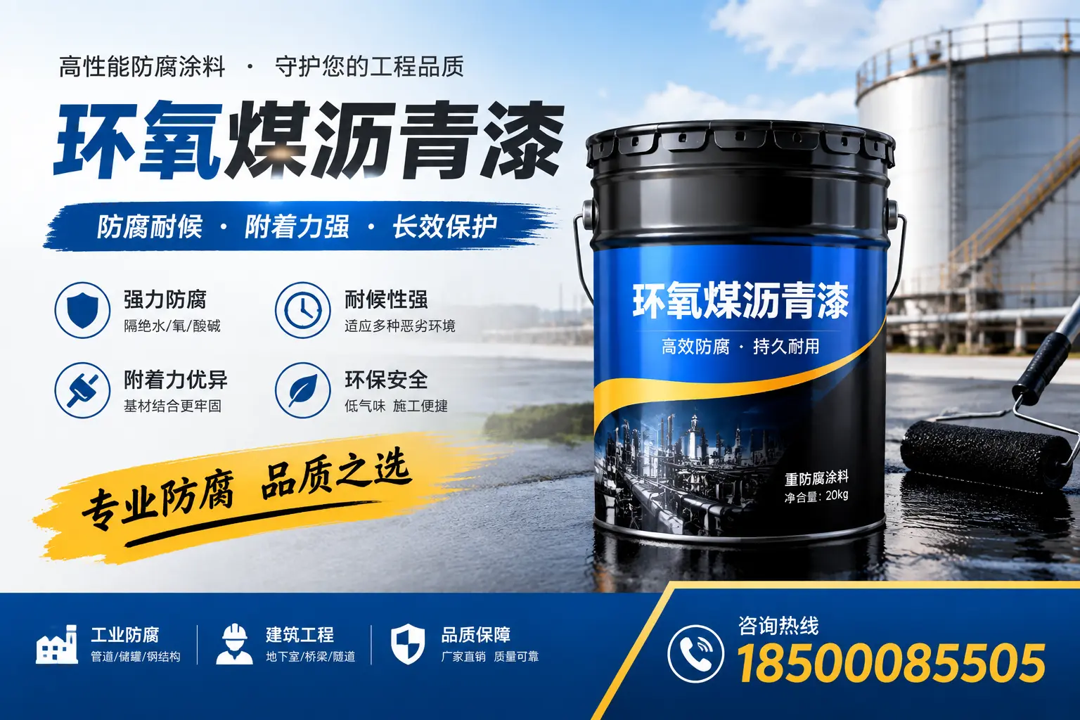 如何选择适合的环氧煤沥青漆？呼和浩特市场选型指南